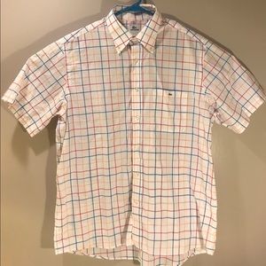 Lacoste short sleeve button down size XL